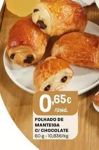 Intermarché Folhado de manteiga c/chocolate promoção
