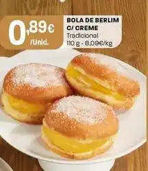 Intermarché Bola de berlim c/creme promoção