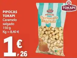 E.Leclerc pipocas tokapi caramelo salgado promoção