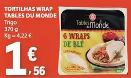 E.Leclerc Tortilhas wrap tables du monde promoção