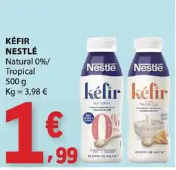 E.Leclerc Kéfir Nestlé Natural 0% / Tropical promoção