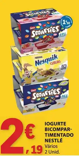 E.Leclerc Iogurte bicompartimentado Nestlé promoção