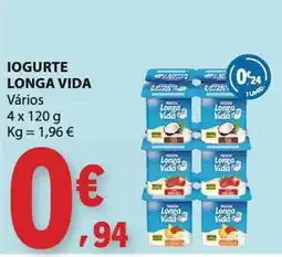 E.Leclerc Iogurte longa vida promoção