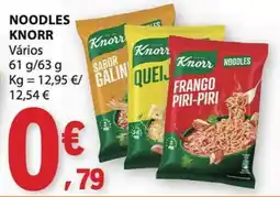 E.Leclerc Knorr Noodles promoção