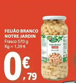 E.Leclerc Feijão branco notre jardin promoção