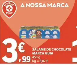 E.Leclerc Salame de chocolate marca guia promoção