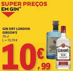 E.Leclerc gin dry london gibson's promoção
