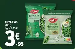 E.Leclerc Ervilhas iglo promoção