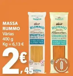 E.Leclerc Massa rummo promoção