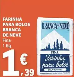 E.Leclerc Farinha para bolos branca de neve promoção