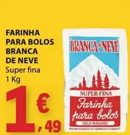 E.Leclerc Farinha para bolos branca de neve promoção