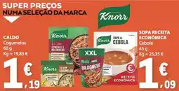 E.Leclerc Knorr caldo de cogumelos promoção