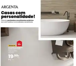Casa Peixoto Argenta pavimento cerâmico storm white mate promoção