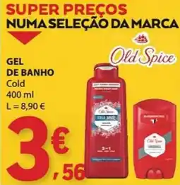 E.Leclerc Old Spice gel de banho cold promoção