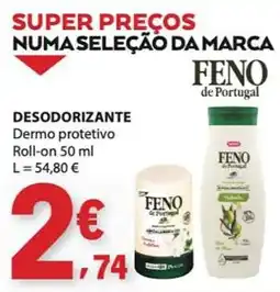 E.Leclerc Desodorizante dermo protetivo feno de portugal promoção