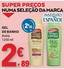 E.Leclerc Gel de banho aveia instituto espanol promoção