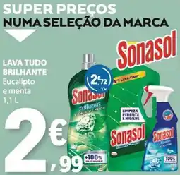 E.Leclerc sonasol lava tudo brilhante eucalipto e menta promoção