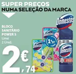 E.Leclerc Domestos bloco sanitário power 5 promoção