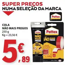 E.Leclerc Pattex cola não mais pregos promoção