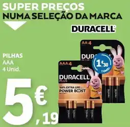 E.Leclerc Pilhas aaa duracell promoção