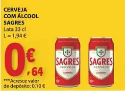 E.Leclerc Cerveja com álcool sagres promoção