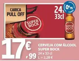 E.Leclerc Cerveja com álcool super bock promoção