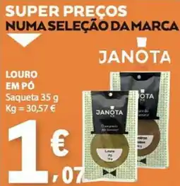 E.Leclerc Louro em pó janota promoção