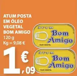 E.Leclerc atum posta em óleo vegetal bom amigo promoção