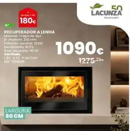 Casa Peixoto recuperador a lenha lacunza promoção