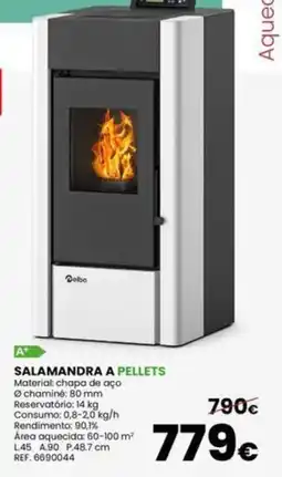Casa Peixoto Salamandra a pellets promoção