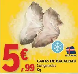 E.Leclerc Caras de bacalhau congeladas promoção