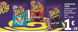 E.Leclerc Takis Intense nacho/Blue heat/Buckin/Ranch promoção