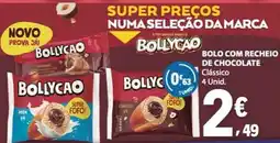 E.Leclerc Bollycao bolo com recheio de chocolate clássico promoção