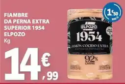E.Leclerc Fiambre da perna extra superior 1954 elpozo promoção