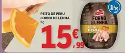 E.Leclerc Peito de peru forno de lenha promoção