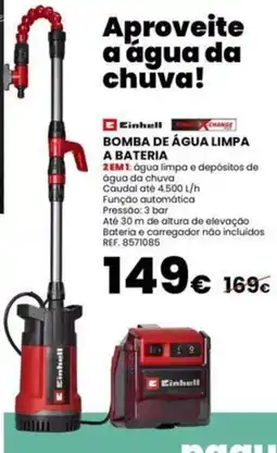 Casa Peixoto Bomba de água limpa a bateria promoção