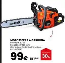 Casa Peixoto Motoserra a gasolina promoção