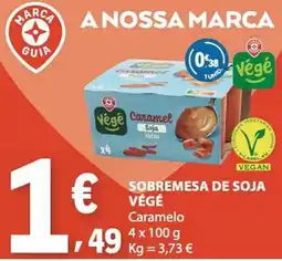 E.Leclerc Sobremesa de soja végé caramelo promoção