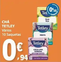 E.Leclerc Chá tetley vários promoção