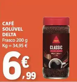 E.Leclerc Café Solúvel Delta Classic promoção