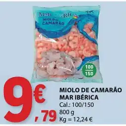 E.Leclerc miolo de camarão mar ibérica promoção