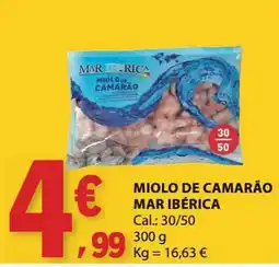E.Leclerc miolo de camarão mar ibérica promoção