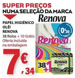 E.Leclerc Papel higiénico olé! renova promoção
