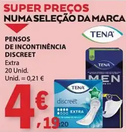 E.Leclerc pensos de incontinência discreet promoção