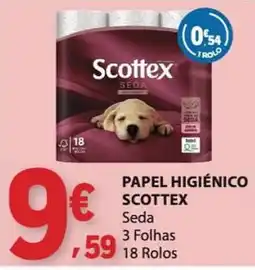 E.Leclerc Papel higiênico scottex seda promoção