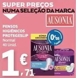 E.Leclerc Pensos higiênicos protegeslip ausonia promoção