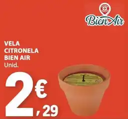 E.Leclerc Vela citronela bien air promoção