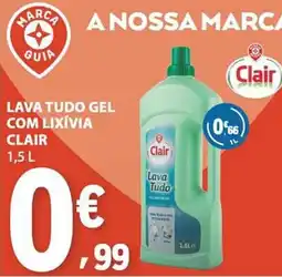 E.Leclerc lava tudo gel clair promoção