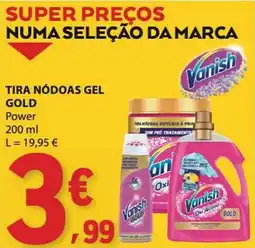 E.Leclerc Vanish Tira Nódos Gel Gold promoção