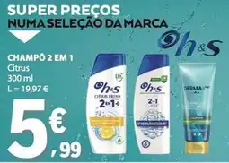 E.Leclerc Champô 2 em 1 Citrus promoção